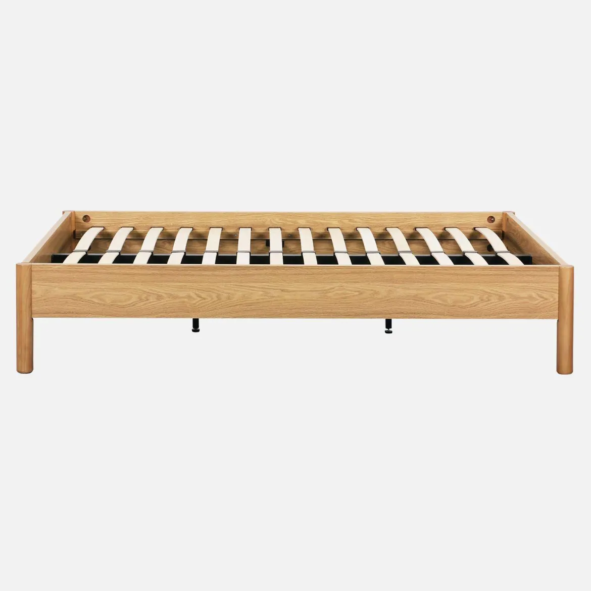 Letto con rete a doghe 140x190cm decorazione legno