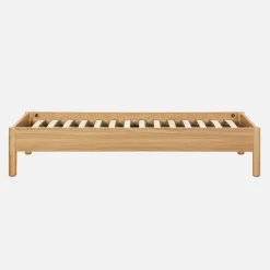 Letto con rete a doghe 90x190cm decorazione legno