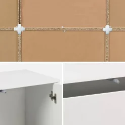 Libreria modulabile decorazione legno 9 elementi