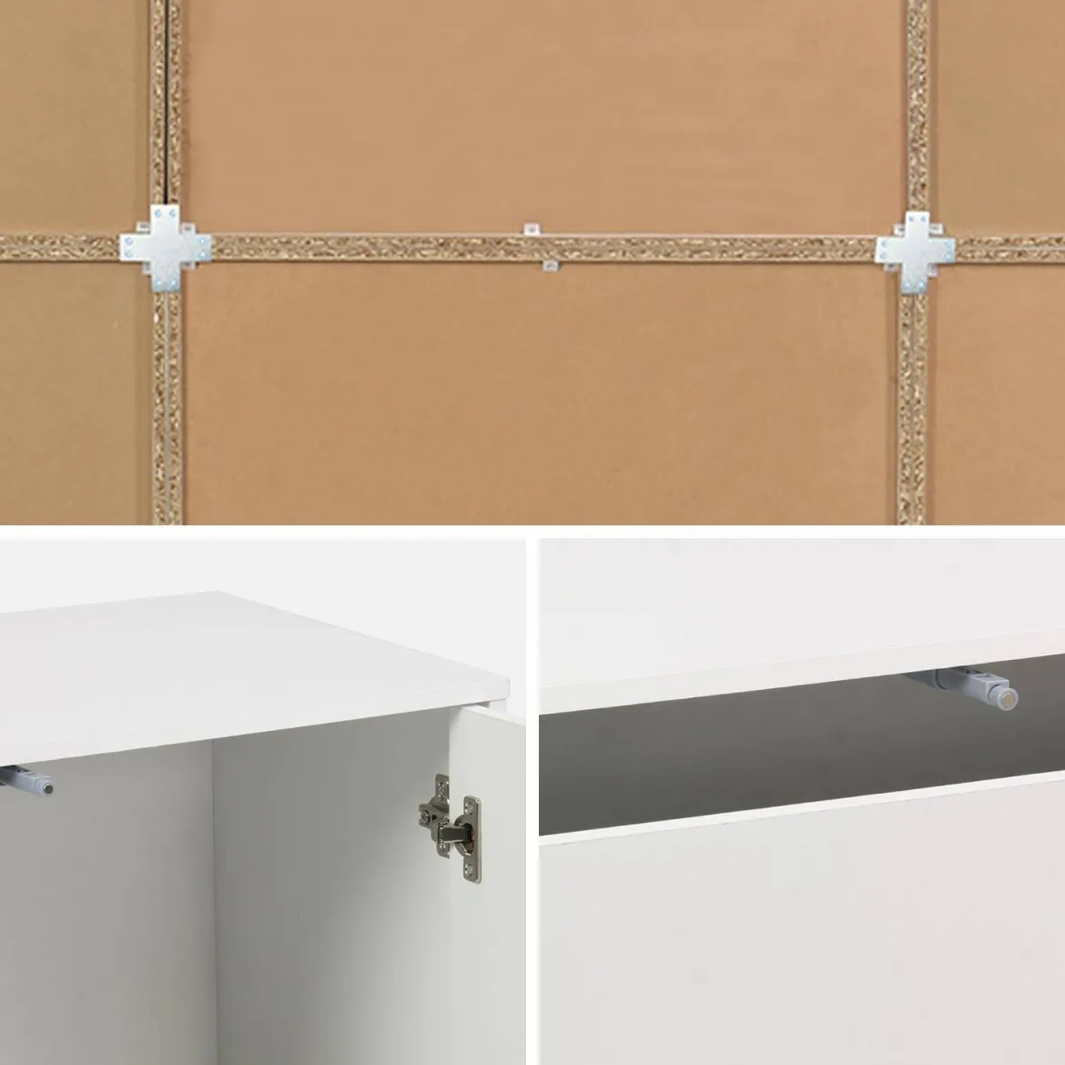 Libreria modulabile decorazione legno 9 elementi