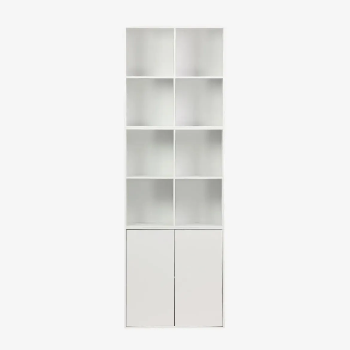 Libreria modulare in legno 3 elementi, 2 ante 8 vani