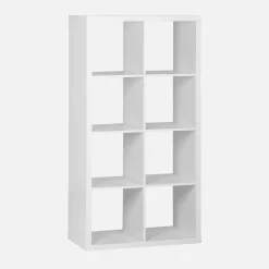 Libreria a 4 livelli con 8 scomparti