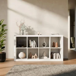 Libreria a 4 livelli con 8 scomparti