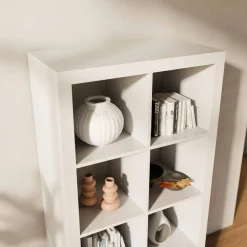 Libreria a 4 livelli con 8 scomparti