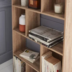 Libreria a 5 ripiani con 10 vani
