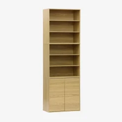 Libreria modulare con 2 ante e 5 livelli