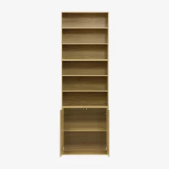 Libreria modulare con 2 ante e 5 livelli