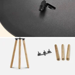 Luce per interni a LED 3 in 1 con treppiede