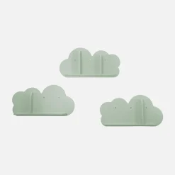Mensole da parete nuvole per la cameretta dei bambini, set di 3