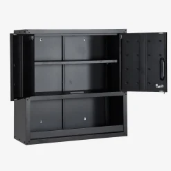 Mobile alto contenitore per garage con scaffale