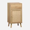 Mobile da bagno decorato in legno