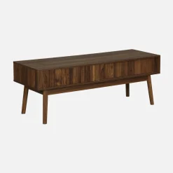 Mobile TV scandinavo a 2 ante effetto legno, 115cm