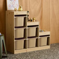 Mobile contenitore per bambini a scala con 6 contenitori