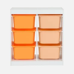 Mobile per bambini con 6 scatole colorate