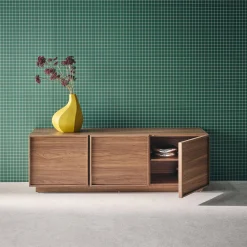 Mobile TV decorazione legno 3 ante 140cm