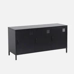 Mobile TV industriale in metallo 3 ante 120cm