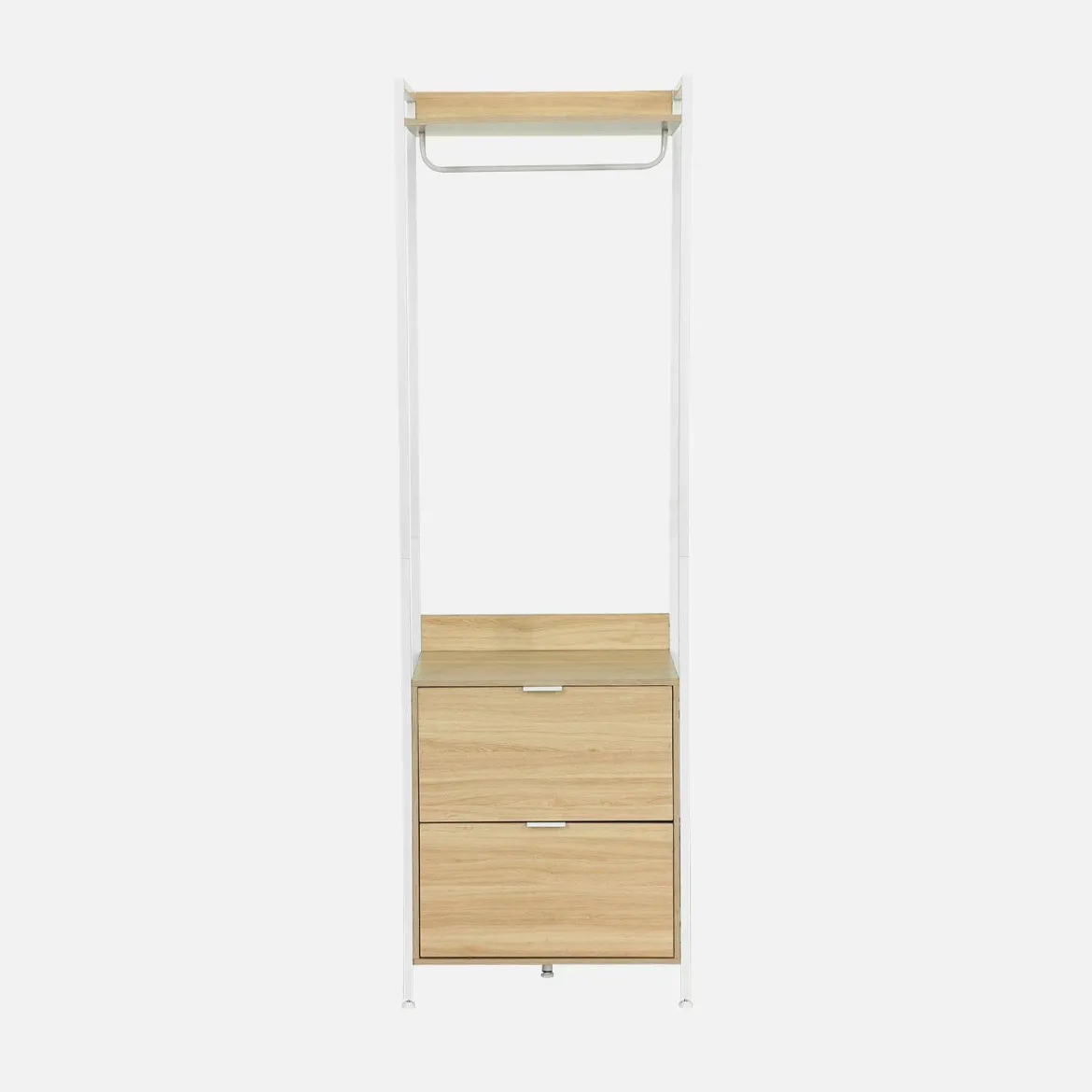 Modulo armadio con 1 armadio, 2 cassetti e 1 ripiano