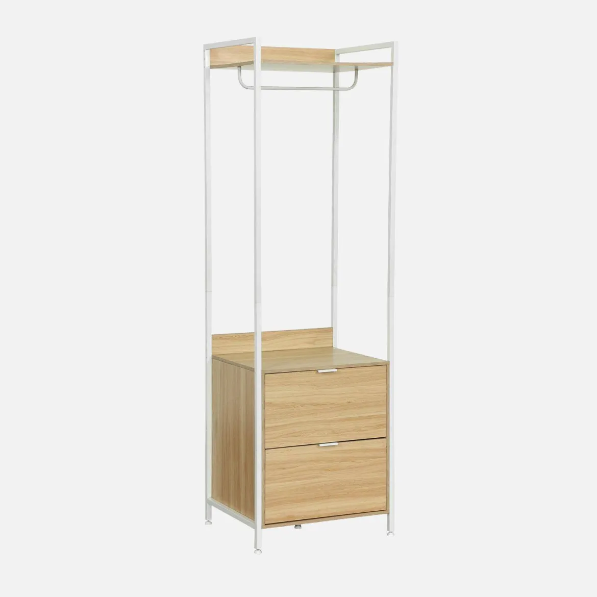 Modulo armadio con 1 armadio, 2 cassetti e 1 ripiano