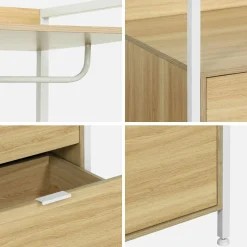 Modulo armadio con 1 armadio, 2 cassetti e 1 ripiano