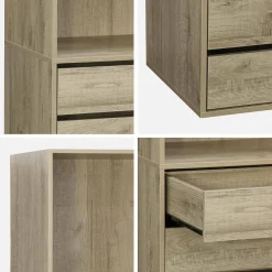Modulo armadio con 5 cassetti e 2 ripiani