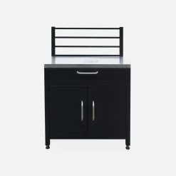 Modulo cucina da esterna in acciaio 1 cassetto e 2 ante, 80cm