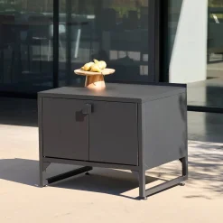 Modulo cucina da esterno in acciaio con 2 ante, 80cm