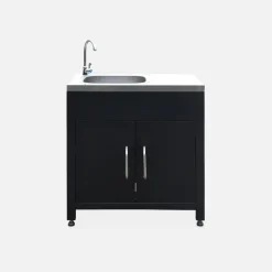 Modulo cucina da esterno in acciaio, 4 moduli