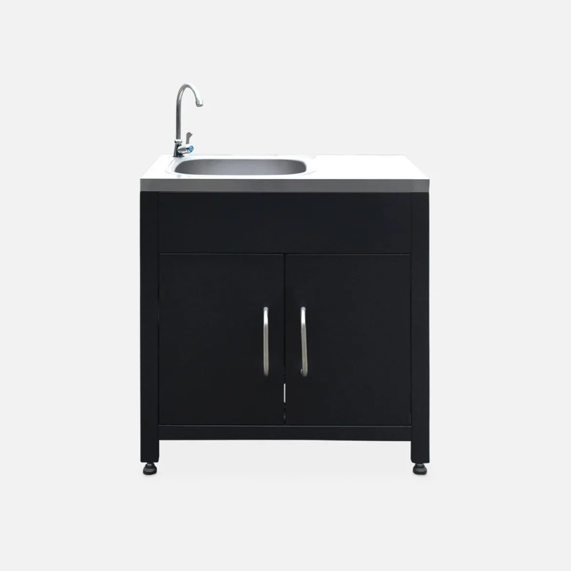 Modulo cucina da esterno in acciaio, 4 moduli