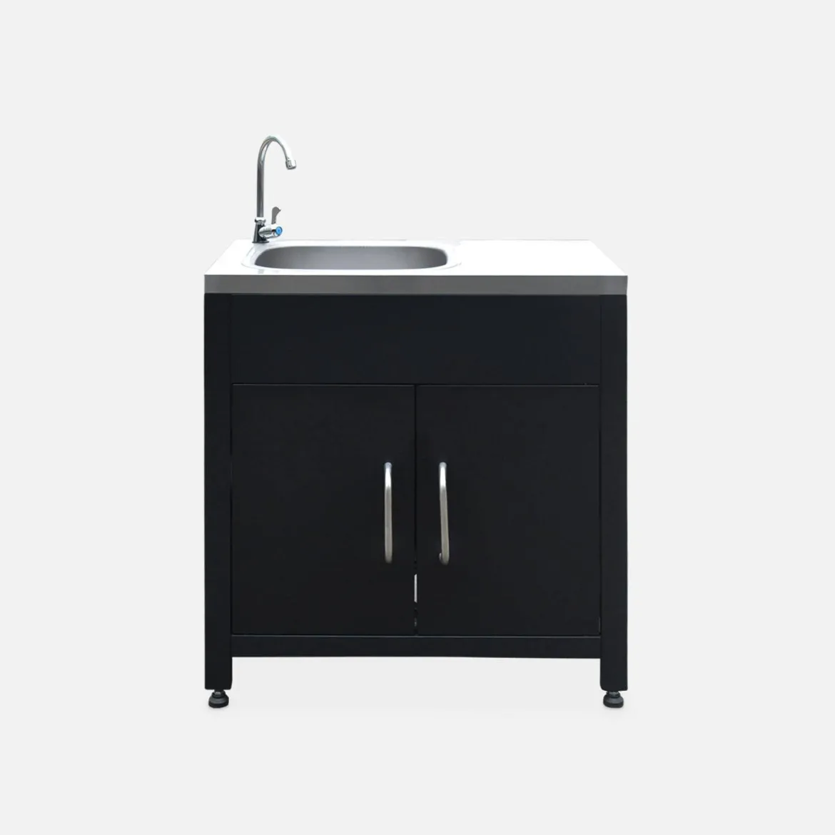 Modulo cucina da esterno in acciaio inox, 6 moduli