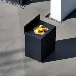 Modulo cucina da esterno in acciaio con 2 ante, 80cm