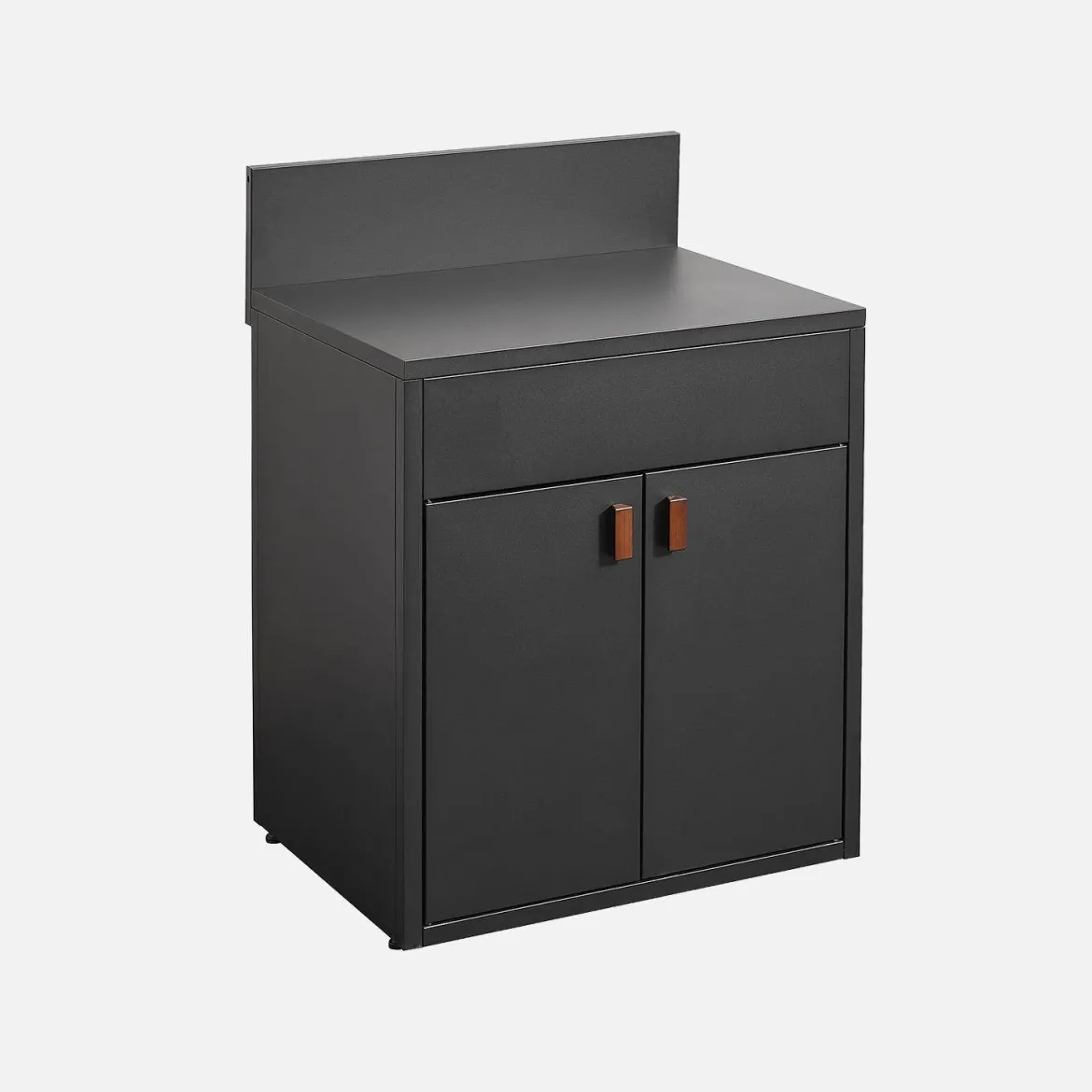 Modulo cucina da esterno in acciaio con 2 ante, 80cm