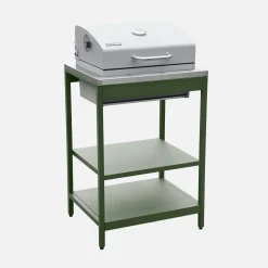 Modulo cucina da esterno con barbecue a carbonella e lavandino, 2 moduli
