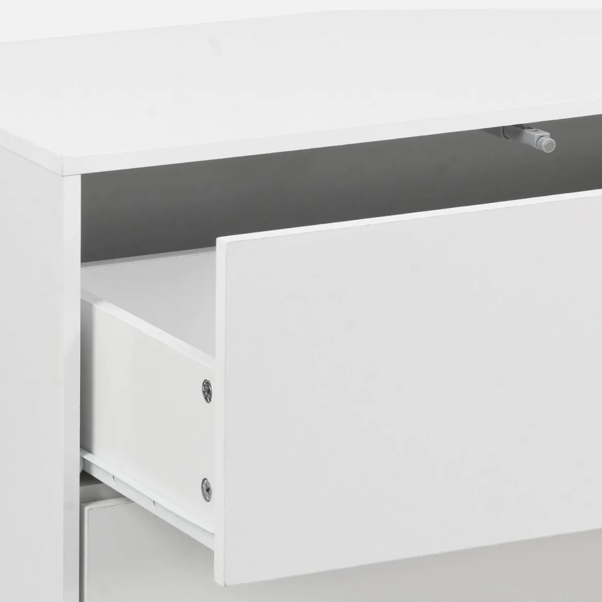 Modulo di stoccaggio decorativo in legno 3 cassetti