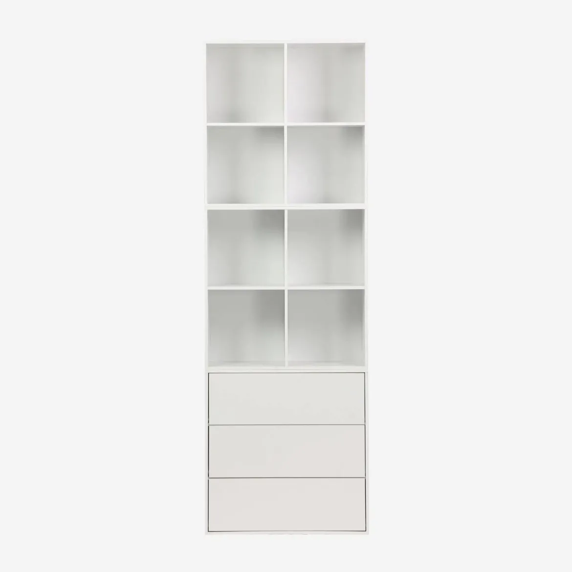 Modulo di stoccaggio decorativo in legno 3 cassetti