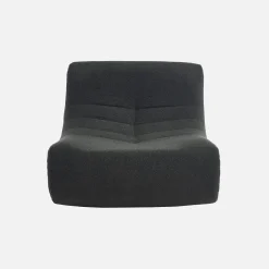 Modulo per divano modulare senza braccioli in bouclé