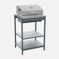 Modulo cucina da esterno con barbecue a carbonella