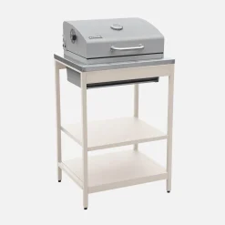 Modulo cucina da esterno con barbecue a carbonella