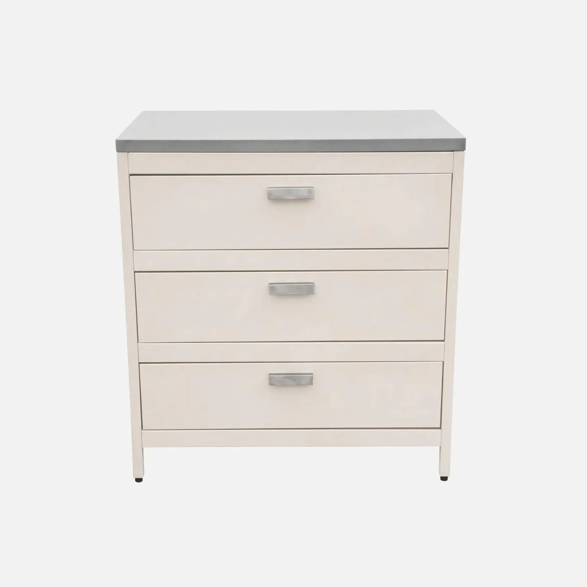 Modulo cucina da esterno in acciaio con 3 cassetti, 80cm