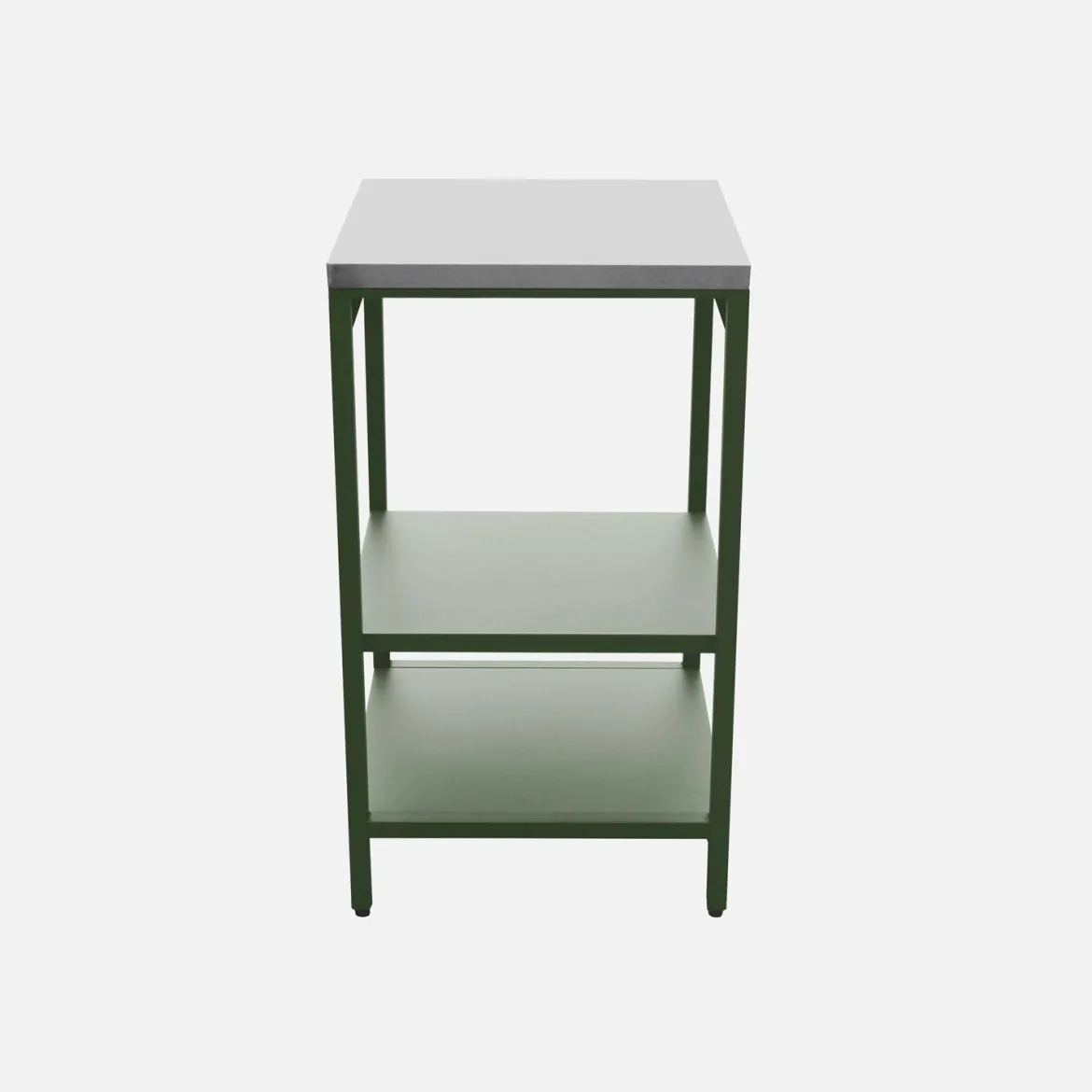Modulo cucina da esterno in acciaio con 2 ripiani, 49cm