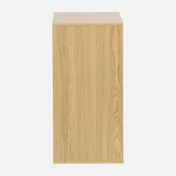 Modulo di stoccaggio decorativo in legno 3 cassetti