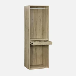 Modulo guardaroba con appendiabiti e portapantaloni