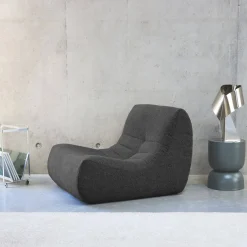 Modulo per divano modulare senza braccioli in bouclé