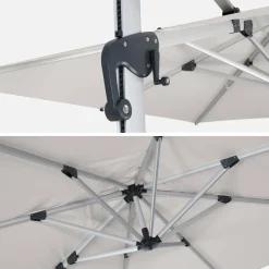 Ombrellone quadrato offset