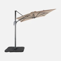 Ombrellone rettangolare eccentrico, 3x2m