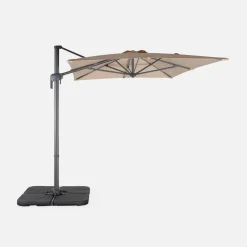 Ombrellone rettangolare eccentrico, 3x2m