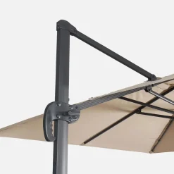 Ombrellone rettangolare, 3x4m + base