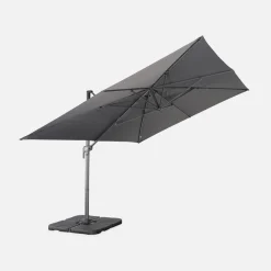 Ombrellone rettangolare decentrato, 3x4m