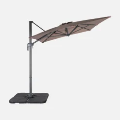 Ombrellone rettangolare eccentrico, 3x2m