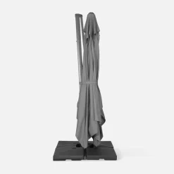 Ombrellone rettangolare eccentrico, 3x4m + base 50x50cm