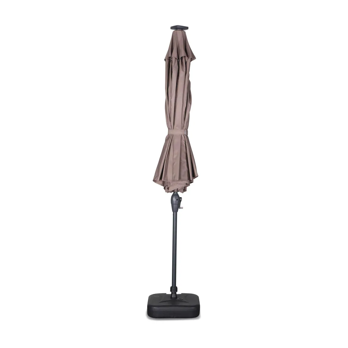 Ombrellone rotondo con LED, Ø2,7m
